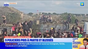 Rave Party illégale à Istres. Neuf policiers pris à partie et blessés