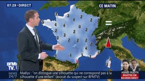 La météo pour ce mardi 5 décembre 2017