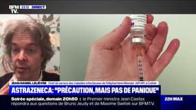 Pr Lelièvre: "La balance en faveur du bénéfice est très claire, (...) le vaccin AstraZeneca est remarquablement efficace"