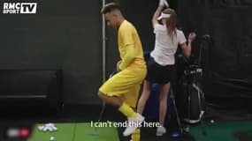 En vidéo : quand une golfeuse donne une leçon de jongles à Neymar
