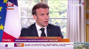 Emmanuel Macron maintient son cap