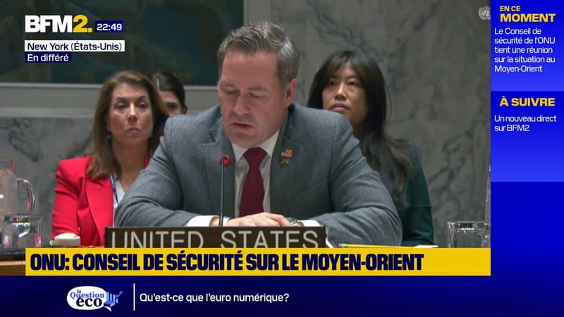Conseil de la paix: "Il n'y aura plus de 7-Octobre. Il n'y aura plus de guerre", affirme le représentant des États-Unis à l'ONU