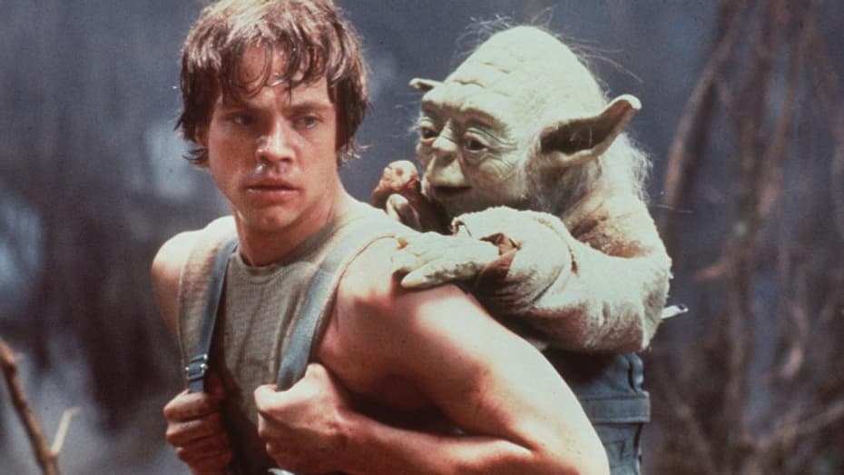 Yoda sur le dos de Luke Yoda sur le dos de Luke