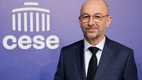 Thierry Beaudet, président du CESE, le 26 avril 2024