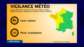 La vigilance orange lancée par Météo-France