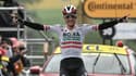 L'Autrichien Patrick Konrad, vainqueur de la 16e étape du Tour de France à Saint-Gaudens, le 13 juillet 2021