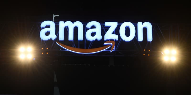Le logo du groupe américain Amazon (photo d'illustration).