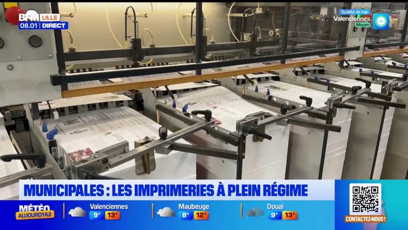 Les imprimeries tournent à plein régime avant les élections municipales.