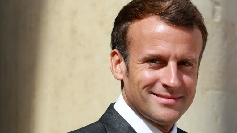 Le président Emmanuel Macron à l'Elysée, le 23 juillet 2020 à Paris