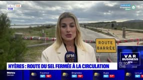 Hyères: la route du sel fermée à la circulation