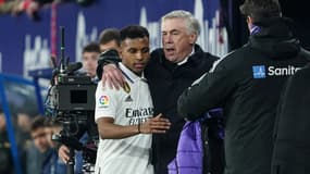 Rodrygo et Ancelotti