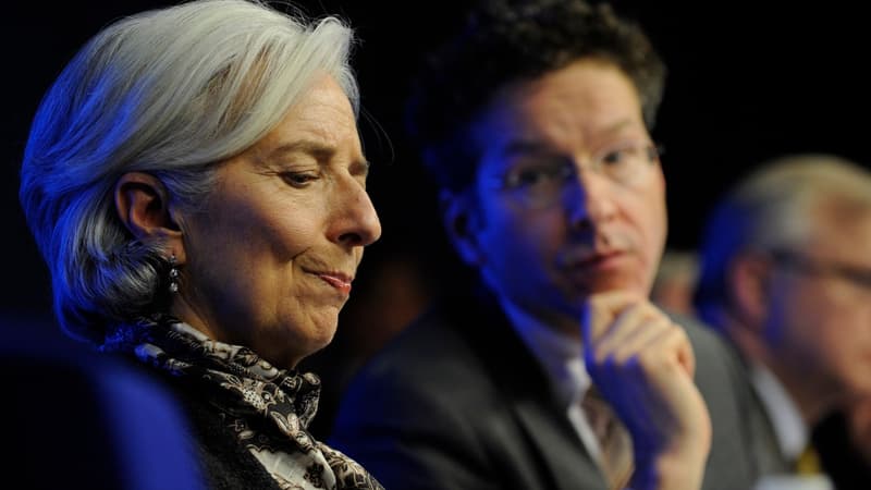 Christine Lagarde (FMI) et Jeroen Dijsselbloem (Eurogroupe) ont enfin trouvé un accord. 