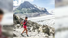 Claire Bannwarth lors d'un ultra-trail