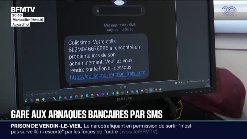 "Votre colis a rencontré un problème": gare aux arnaques bancaires par sms