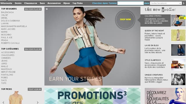 Yoox, créé en 2000, est le spécialiste de la vente de produits de luxe sur Internet.