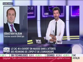 Sébastien Faijean (IDMidCaps): Le CAC 40 a ouvert en hausse dans l'attente des réunions de l'Opep et de l'Eurogroupe - 09/04