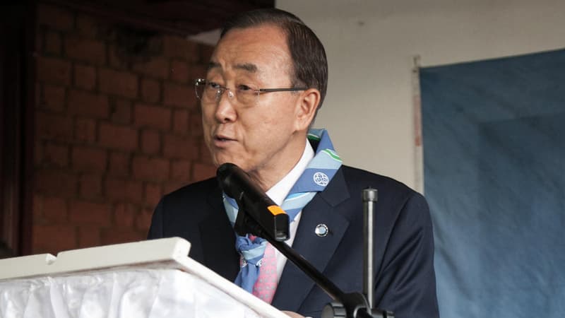 Le secrétaire général de l'ONU, Ban Ki-Moon, le 11 mai 2016. 
