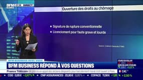 BFM Business avec vous :  Je vais signer une rupture conventionnelle, aurai-je le droit au chômage ? - 12/05