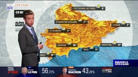 Météo Côte d'Azur: des éclaircies sur le littoral, 17°C à Nice