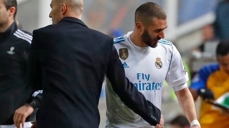 Zinedine Zidane et Karim Benzema