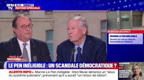 Marine Le Pen inéligible: "S'ils ont préparé monsieur Bardella à la présidence du RN, c'est précisément dans cette hypothèse", estime François Hollande