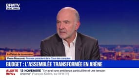 Budget: "Je ne suis pas ce spectacle", explique Pierre Moscovici, premier président de la Cour des comptes