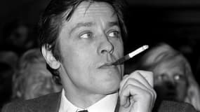 Alain Delon le 5 mars 1976