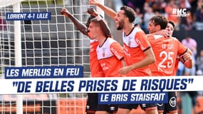 Lorient 4-1 Lille : Fonseca assume, Le Bris heureux des "prises de risques" de ses Merlus