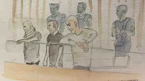 Procès de Redoine Faïd (dessin d'illustration)