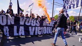Les supporters bordelais bouillants avant le match contre Rennes