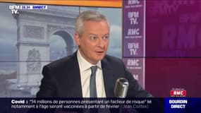 Vaccination: "la santé n'a pas de prix, ce qui est nécessaire pour financer les vaccins sera disponible" assure Bruno Le Maire