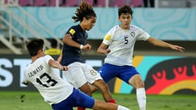 Saimon Bouabré lors de France-Ouzbekistan (1-0) en quarts de finake du Mondial U17, le 25 novembre 2011