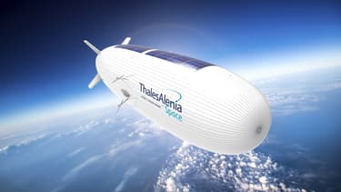 Positionné à 20 kilomètres d'altitude, hors de portée de la plupart des systèmes de défense anti-aérienne et au-dessus des couloirs de circulation aérienne, le stratobus est conçu pour pouvoir rester un an en vol.