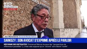 "Il a commencé à écrire son livre": Jean-Michel Darrois, avocat de Nicolas Sarkozy, a terminé son premier parloir avec son client