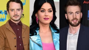 Elijah Wood, Katy Perry et Chris Evans