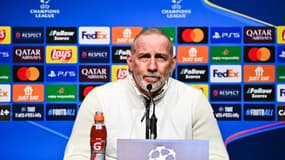 Eric Roy en conférence de presse après Brest-Real (3-0, Ligue des champions), le 29 janvier 2025