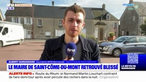 Le maire de Saint-Côme-du-Mont retrouvé blessé, pieds et poings cloués, les habitants stupéfaits