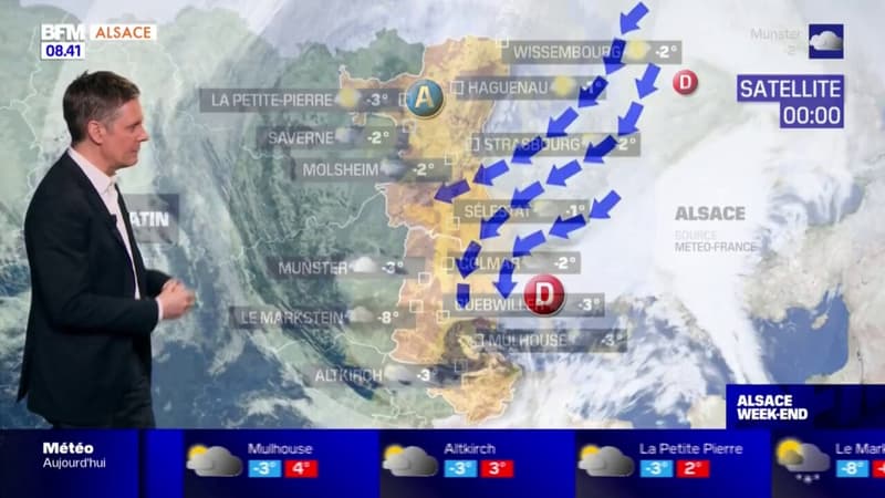 Météo Alsace: une matinée ensoleillée, un ciel nuageux cet après-midi, jusqu'à 4°C à Colmar 