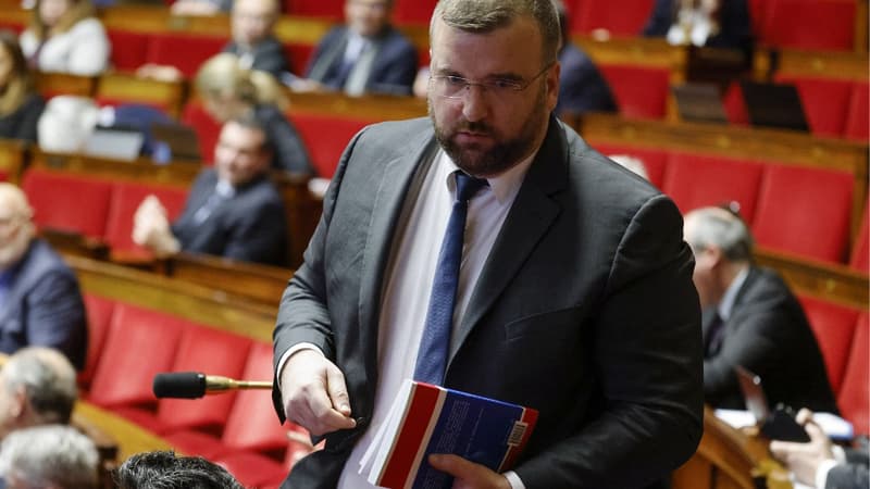 Grégoire de Fournas à l'Assemblée nationale le 13 février 2023