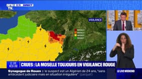 Inondations: la Meurthe-et-Moselle et le Bas-Rhin en vigilance orange pour crues, la Moselle toujours en vigilance rouge