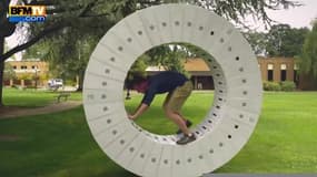Ils créent une roue géante à l’aide de boîtes d’ordinateurs