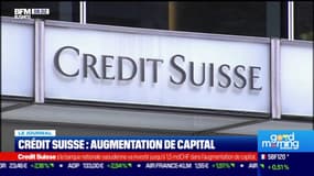 Crédit Suisse: augmentation de capital