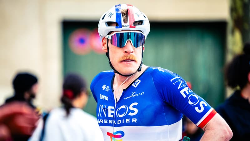 Le Francais Dorian Godon avec le maillot bleu blanc rouge en mars 2026 2258043