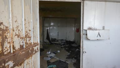 Une cellule de la prison de Saydnaya en Syrie, le 9 décembre 2024