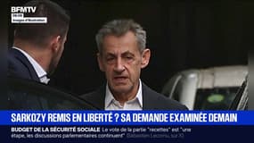 La demande de mise en liberté de Nicolas Sarkozy examinée ce lundi