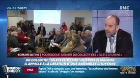 Le collectif "Gilets citoyens" sur RMC: "On veut que le Président s'engage et qu'il ne garde pas la main" 
