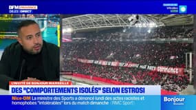 Banderoles racistes Nice-OM: l'adjoint à la jeunesse de Marseille critique la réaction d'Estrosi