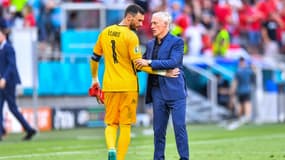 Hugo Lloris et Didier Deschamps