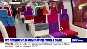Ile-de-France: les deux premières rames du RER NG ont été déployées ce lundi