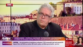  Château incendié en Normandie : "J'attends toujours la réaction de la Ministre. Je pense qu'elle s'en fiche"